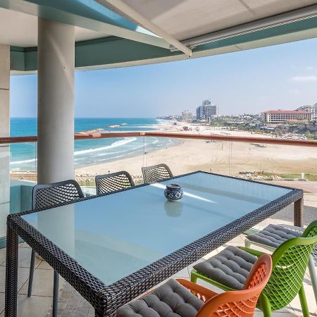 Front Of Beach Next Ritz Hotel - 3 Bedroom& 3 Bathroom Herzliya Экстерьер фото